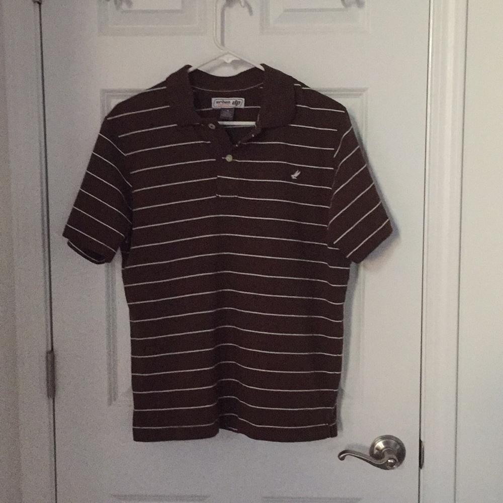 Brown polo, size M